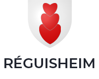 BLASON VERTICAL REGUISHEIM | Earl Oberhardt Ville de Reguisheim Illzach